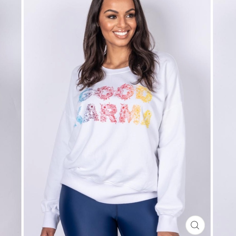 Birdiebee small good karma sweatshirt